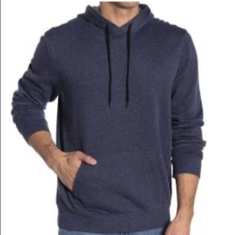 Public opinion navy peacock hoodie size medium